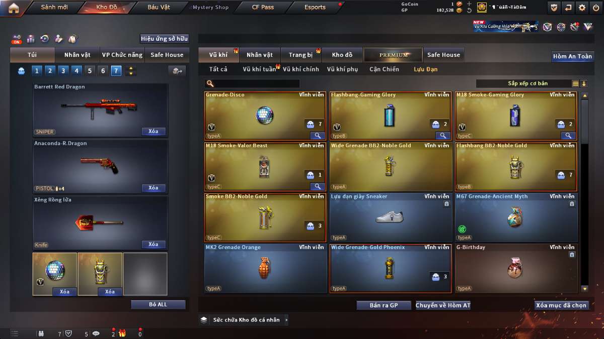 shop acc cf uy tin gia re